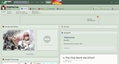 Desktop Screenshot of hildefanclub.deviantart.com