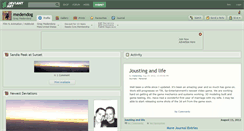 Desktop Screenshot of medendog.deviantart.com