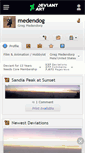 Mobile Screenshot of medendog.deviantart.com