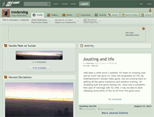 Tablet Screenshot of medendog.deviantart.com