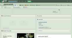Desktop Screenshot of peacock-portrait.deviantart.com