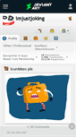 Mobile Screenshot of imjustjoking.deviantart.com