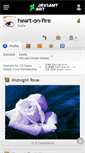 Mobile Screenshot of heart-on-fire.deviantart.com