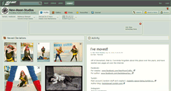 Desktop Screenshot of new-moon-studios.deviantart.com