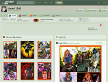 Tablet Screenshot of blade12302.deviantart.com
