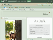 Tablet Screenshot of kel-----bel.deviantart.com