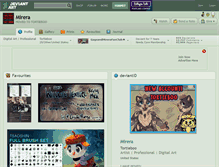 Tablet Screenshot of mirera.deviantart.com