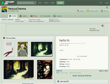 Tablet Screenshot of hanyuuchanma.deviantart.com