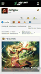 Mobile Screenshot of eehgow.deviantart.com