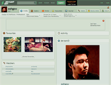 Tablet Screenshot of eehgow.deviantart.com