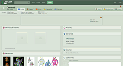 Desktop Screenshot of oceanids.deviantart.com
