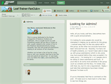 Tablet Screenshot of leaf-trainer-fanclub.deviantart.com