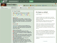 Tablet Screenshot of dreamtwilight.deviantart.com