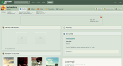 Desktop Screenshot of lechatdore.deviantart.com