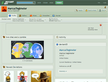 Tablet Screenshot of marcustegtmeier.deviantart.com