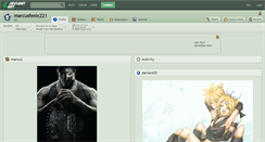 Desktop Screenshot of marcusfenix221.deviantart.com