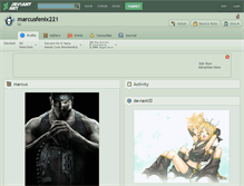 Tablet Screenshot of marcusfenix221.deviantart.com