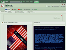 Tablet Screenshot of maciomhair.deviantart.com