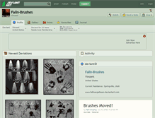 Tablet Screenshot of falln-brushes.deviantart.com