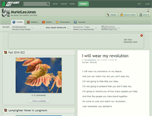 Tablet Screenshot of murielleejones.deviantart.com