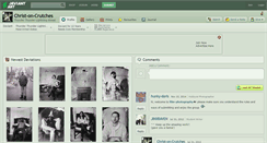 Desktop Screenshot of christ-on-crutches.deviantart.com
