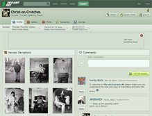 Tablet Screenshot of christ-on-crutches.deviantart.com