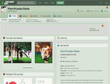 Tablet Screenshot of fem-prussia-gisela.deviantart.com