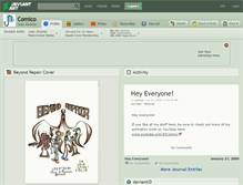 Tablet Screenshot of comico.deviantart.com