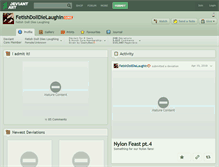 Tablet Screenshot of fetishdolldielaughin.deviantart.com