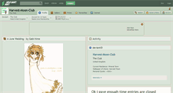Desktop Screenshot of harvest-moon-club.deviantart.com
