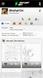 Mobile Screenshot of dinohart34.deviantart.com