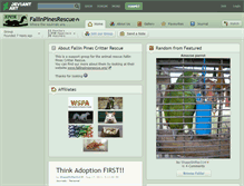 Tablet Screenshot of fallinpinesrescue.deviantart.com