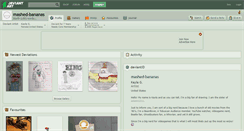 Desktop Screenshot of mashed-bananas.deviantart.com
