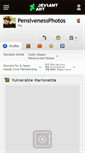 Mobile Screenshot of pensivenessphotos.deviantart.com