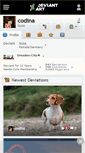 Mobile Screenshot of codina.deviantart.com