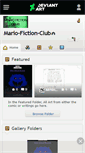 Mobile Screenshot of mario-fiction-club.deviantart.com