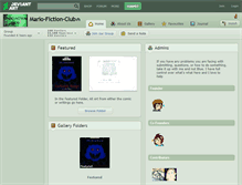 Tablet Screenshot of mario-fiction-club.deviantart.com