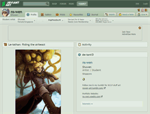 Tablet Screenshot of ns-wen.deviantart.com