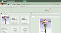Desktop Screenshot of cathian.deviantart.com