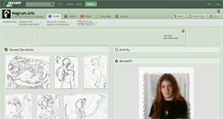 Desktop Screenshot of magnum-arts.deviantart.com