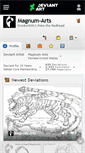 Mobile Screenshot of magnum-arts.deviantart.com