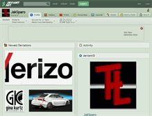 Tablet Screenshot of jaksparo.deviantart.com