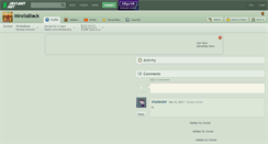 Desktop Screenshot of mirellablack.deviantart.com
