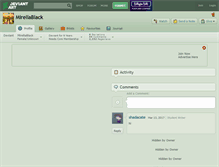 Tablet Screenshot of mirellablack.deviantart.com
