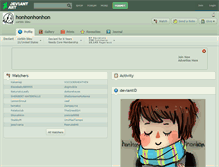 Tablet Screenshot of honhonhonhon.deviantart.com