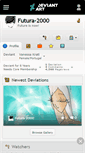 Mobile Screenshot of futura-2000.deviantart.com