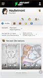 Mobile Screenshot of maybelmont.deviantart.com