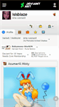 Mobile Screenshot of isisblaze.deviantart.com