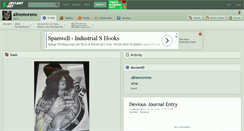 Desktop Screenshot of alinemoreno.deviantart.com