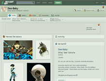 Tablet Screenshot of dee-baby.deviantart.com